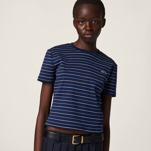 Miu Miu striped T shirt NWT - size M